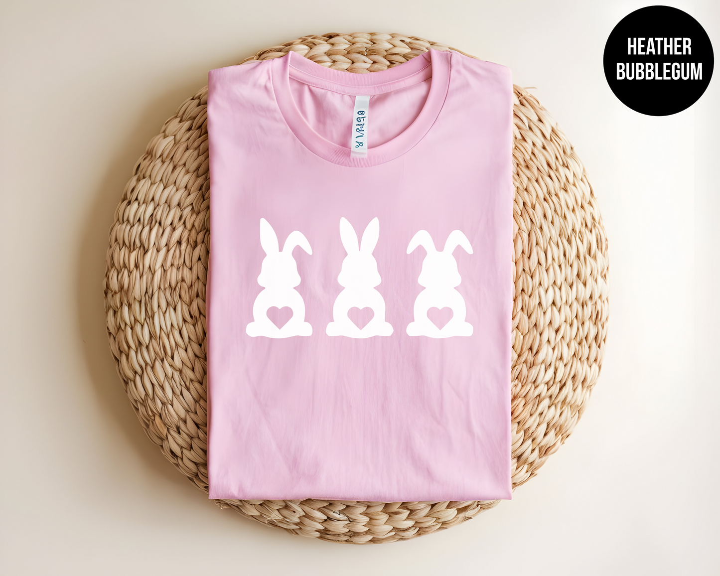 Easter Bunnies with Heart Tails