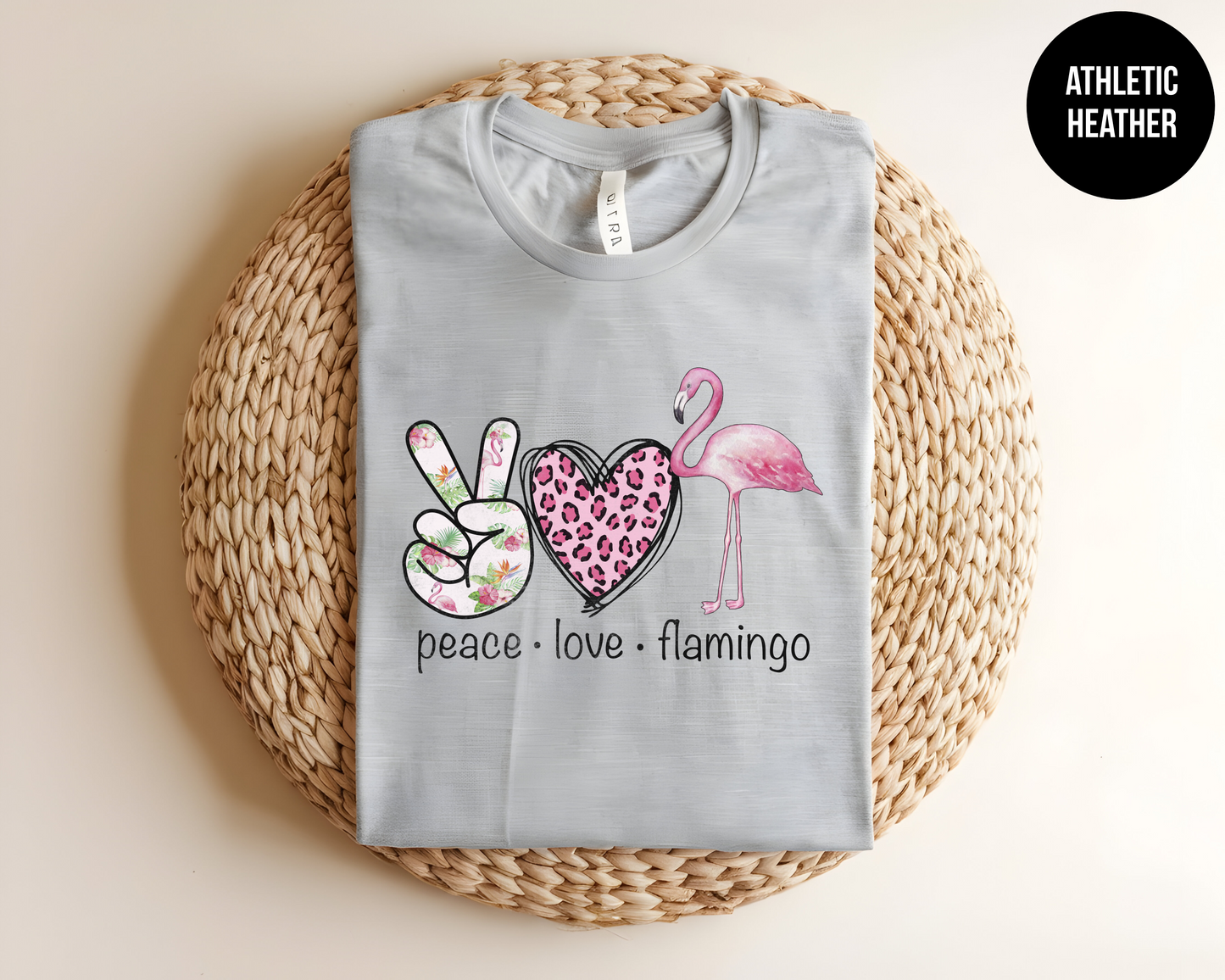 Peace Love Flamingo