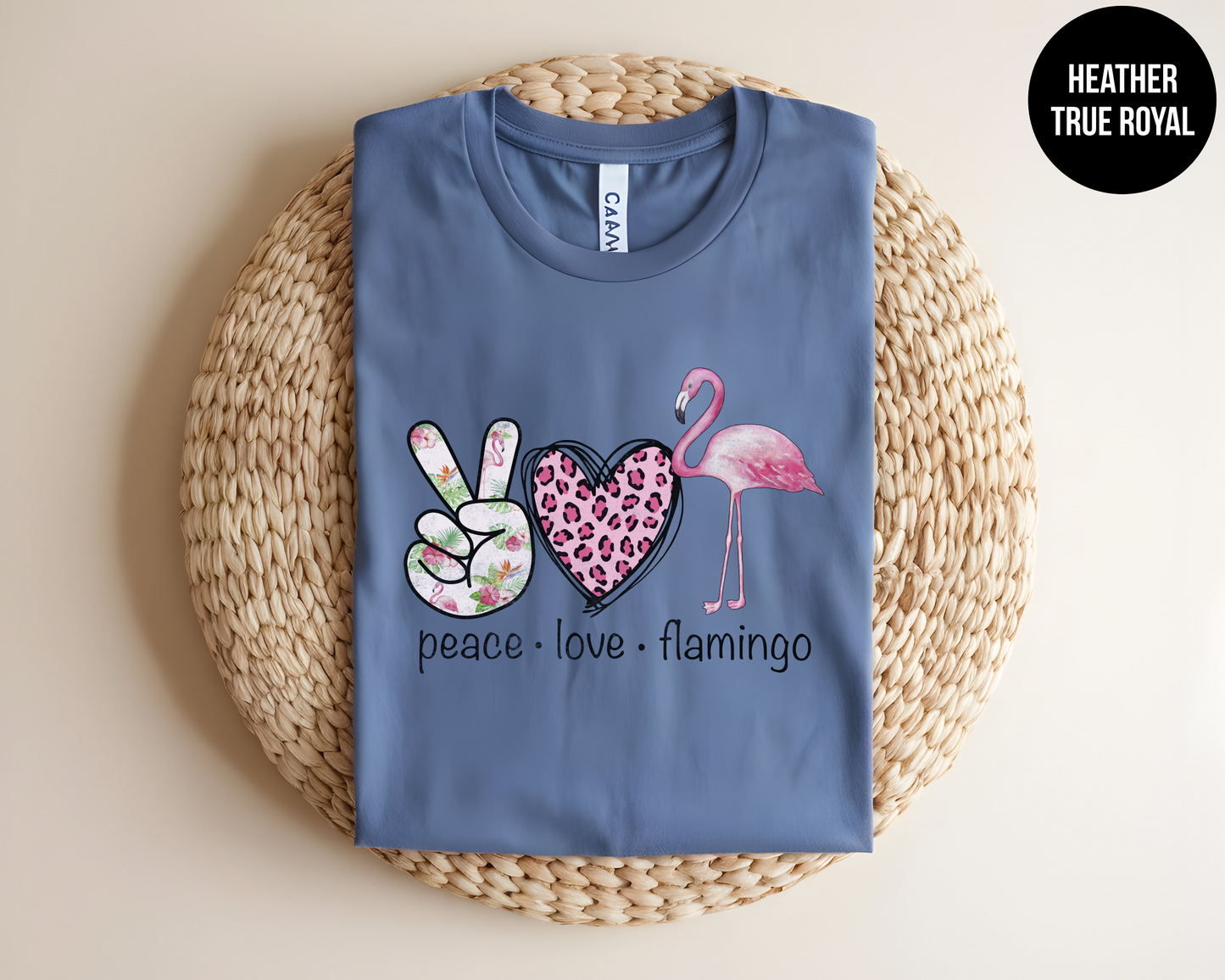 Peace Love Flamingo