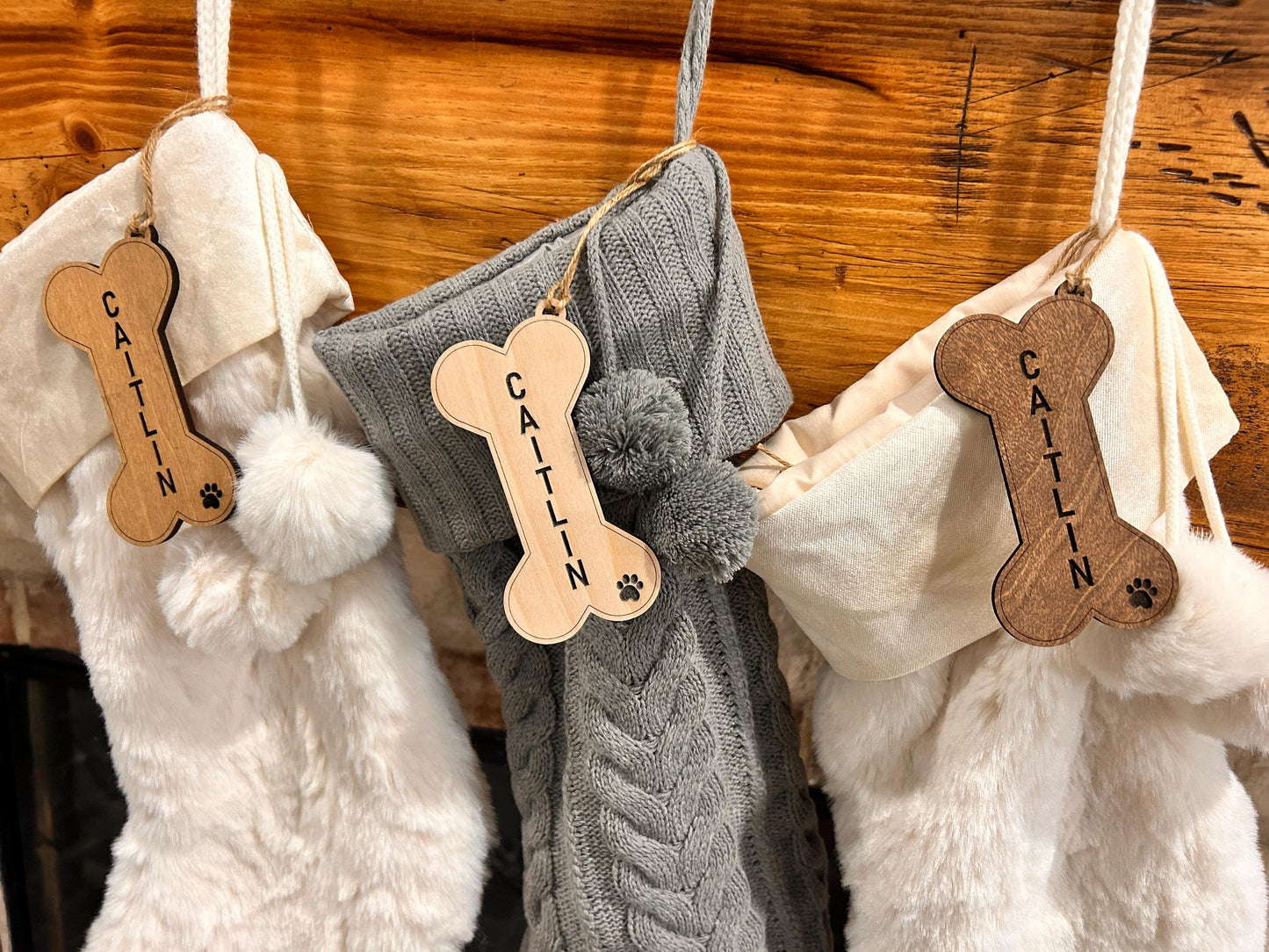 Engraved Pet Wood Tags