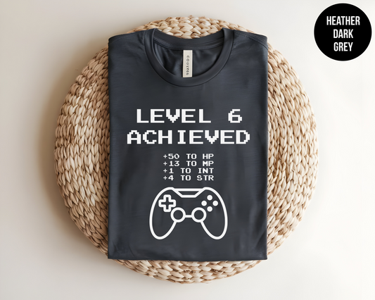Leveled Up Custom Gamer Shirt