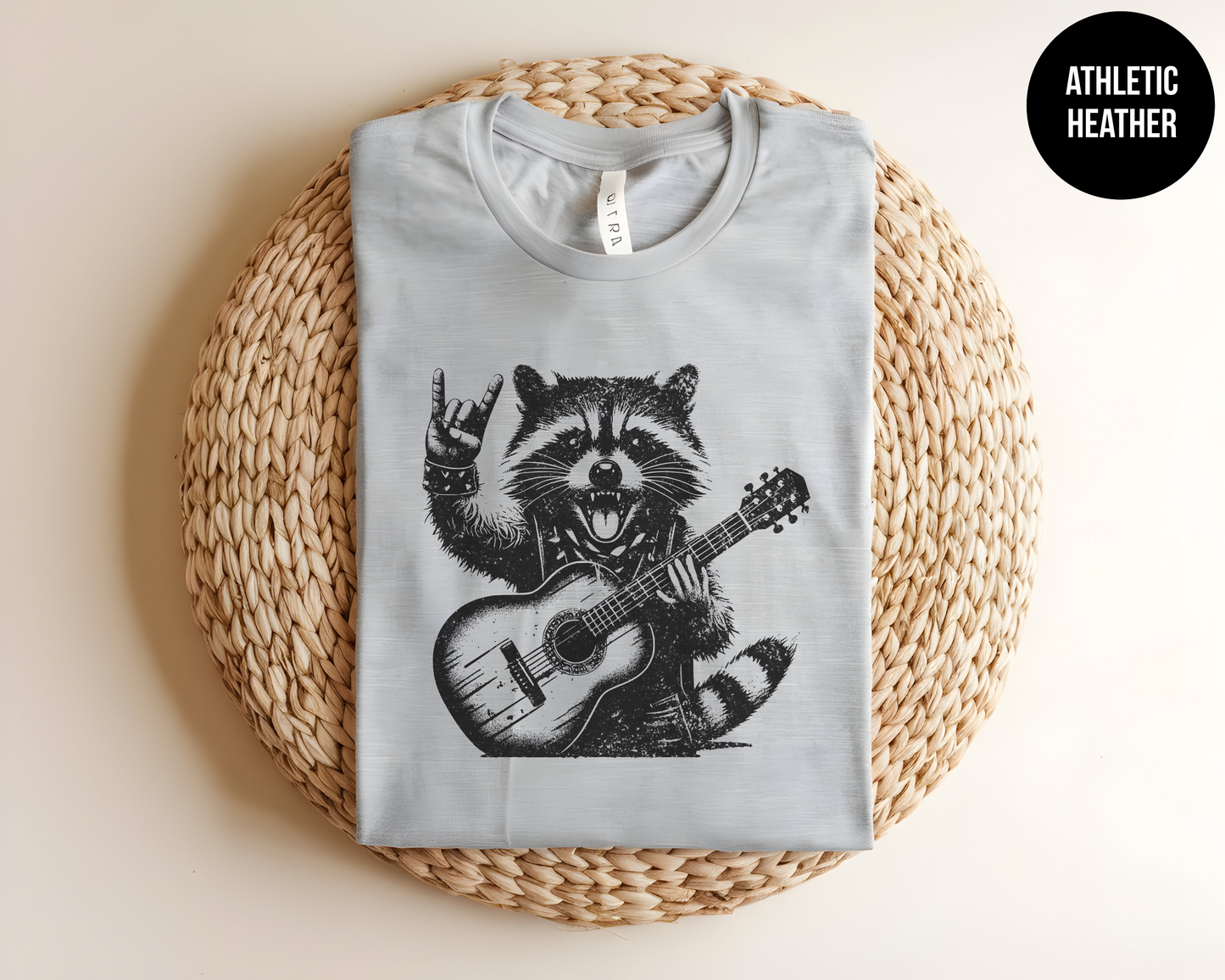 Distressed Rocker Raccoon
