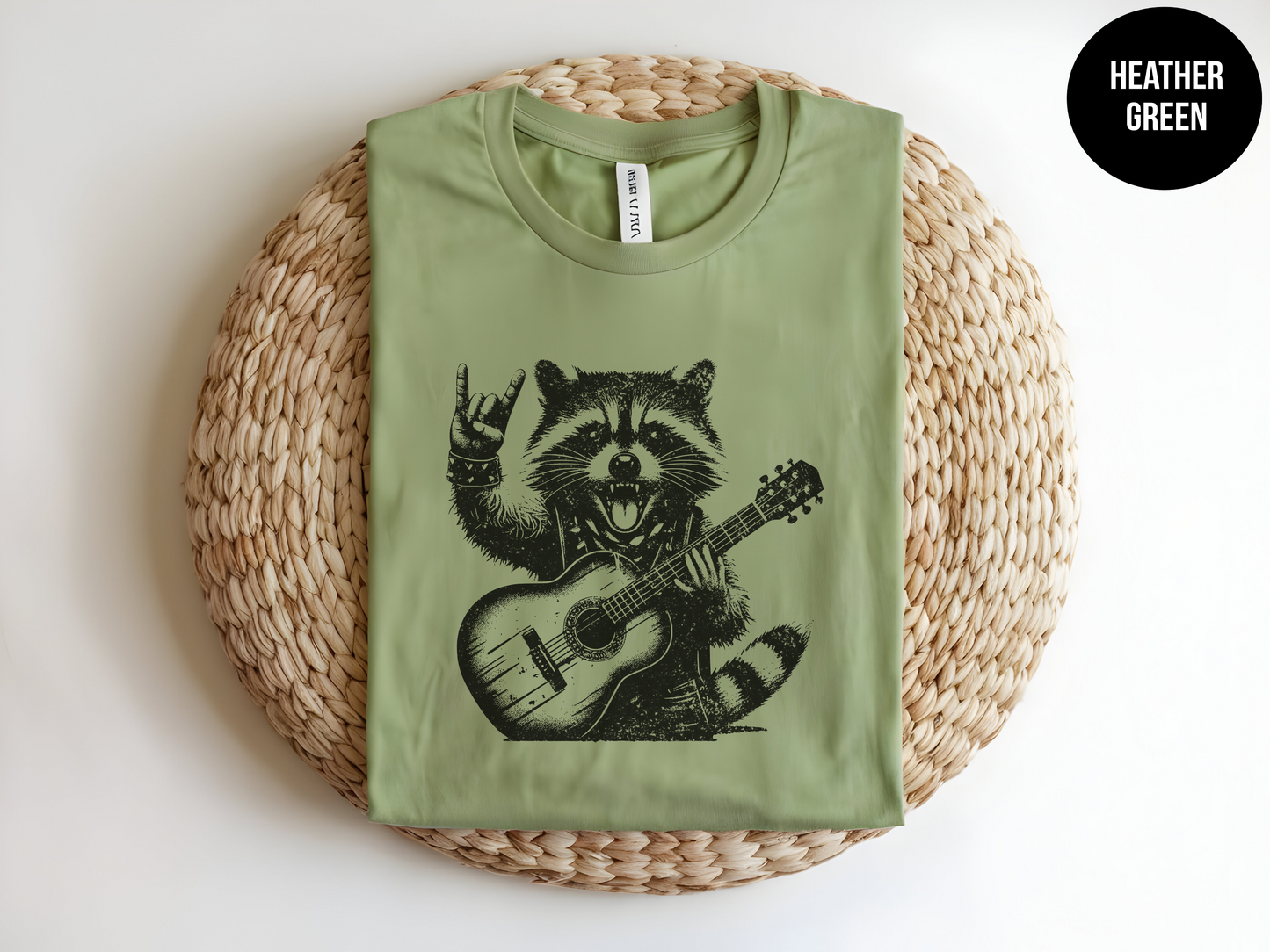 Distressed Rocker Raccoon