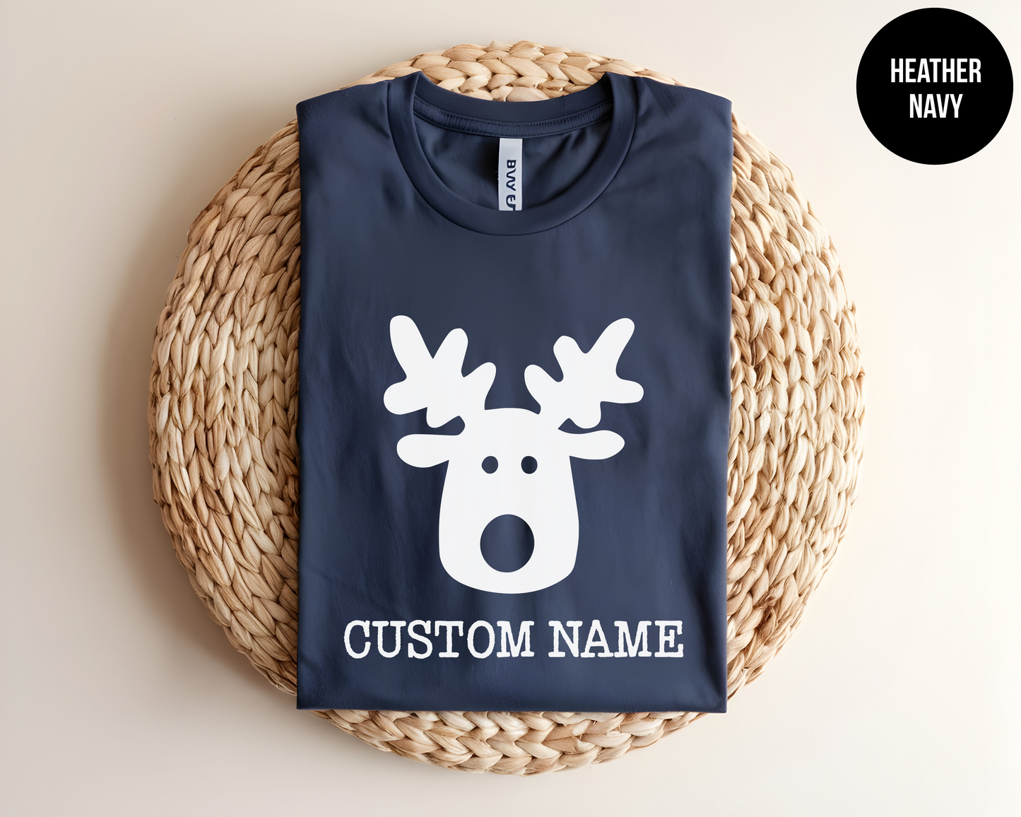 Customizable Reindeer Name Shirts