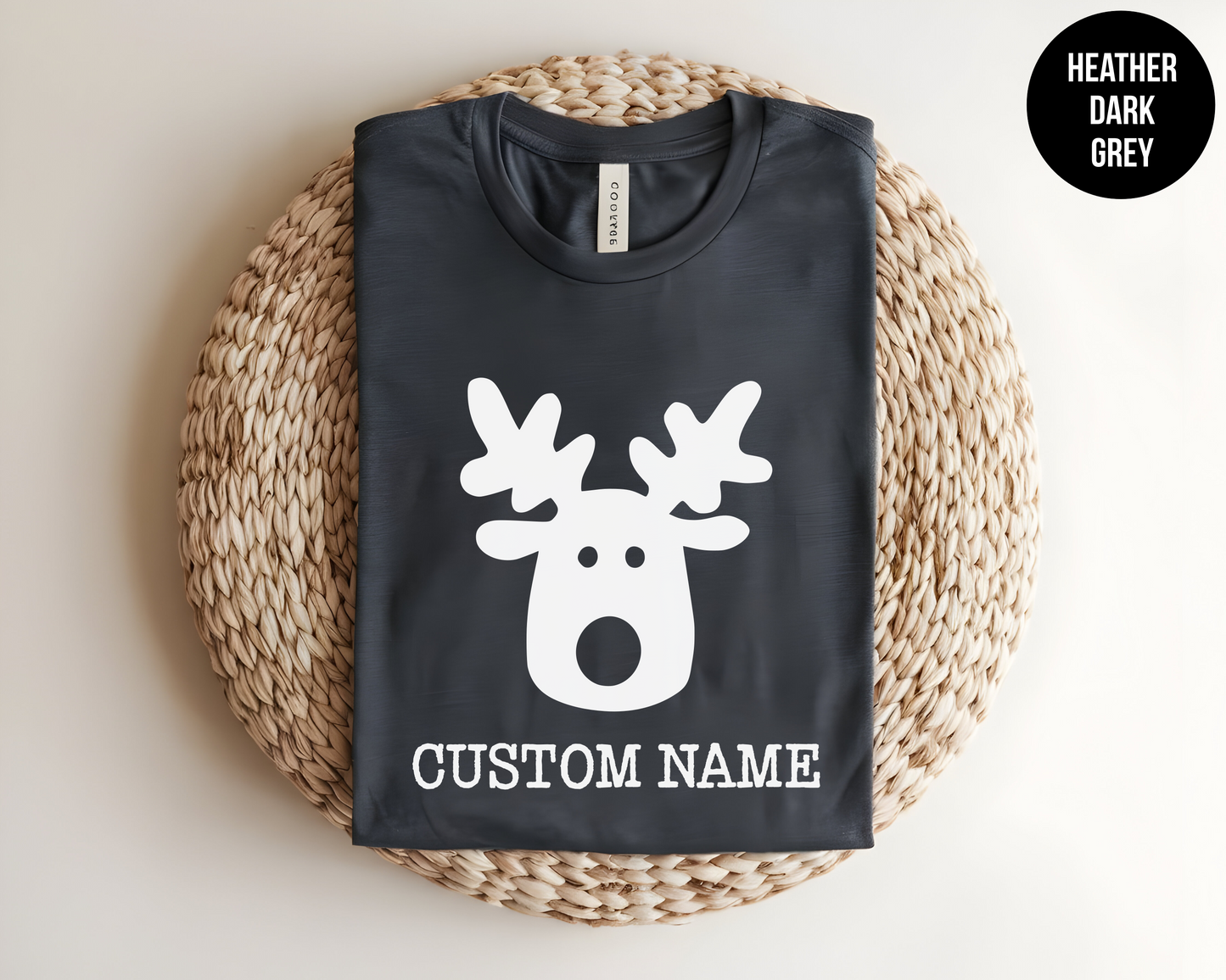Customizable Reindeer Name Shirts