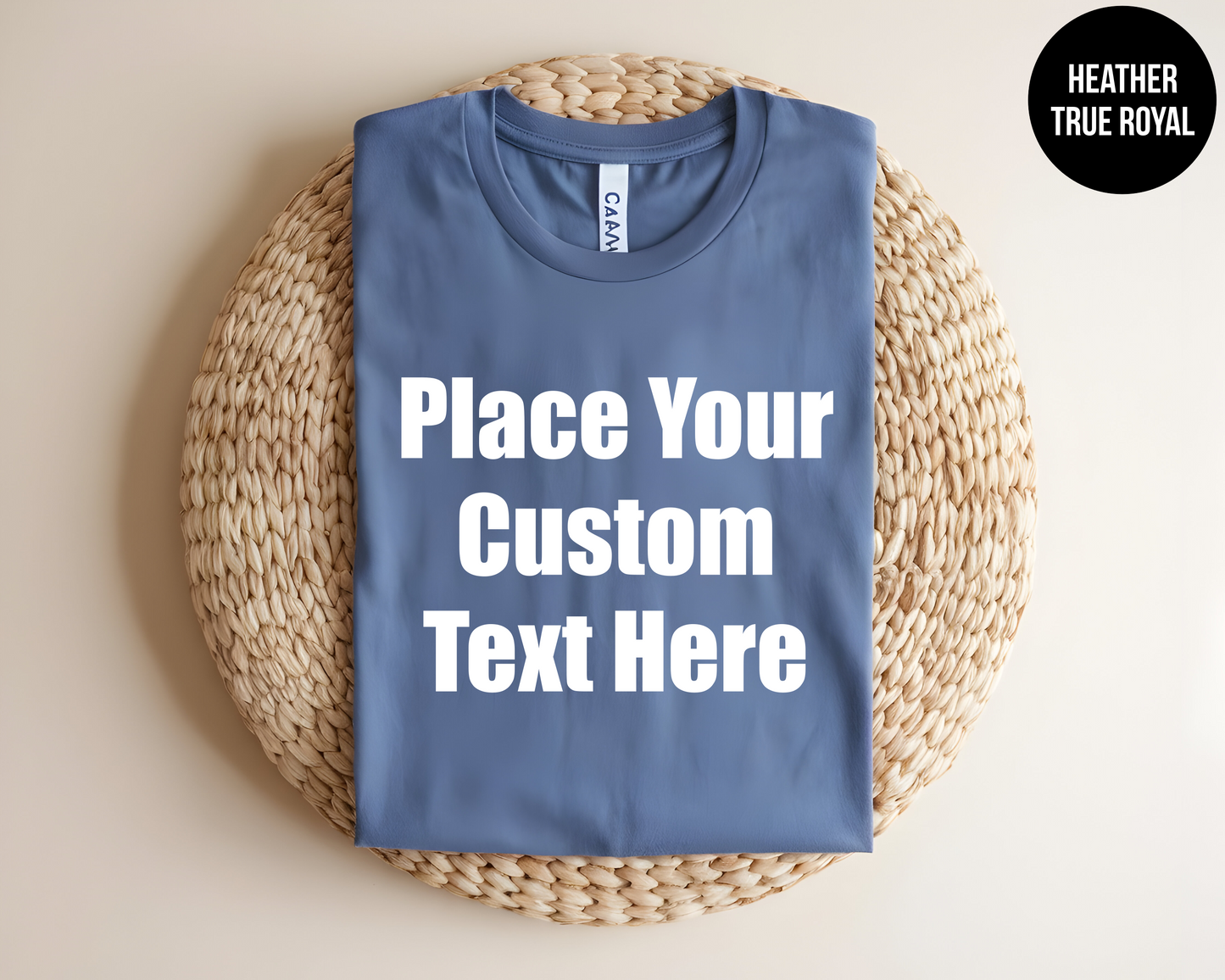 Custom "Your Text Here"