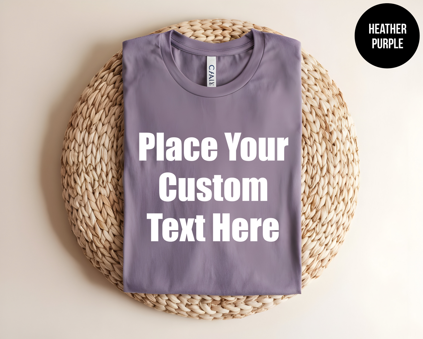Custom "Your Text Here"