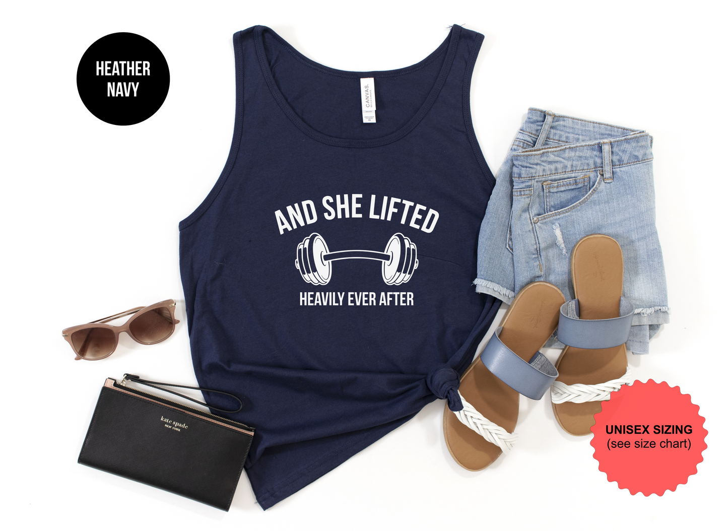 And She Lifted Heavily Ever After Tank Top