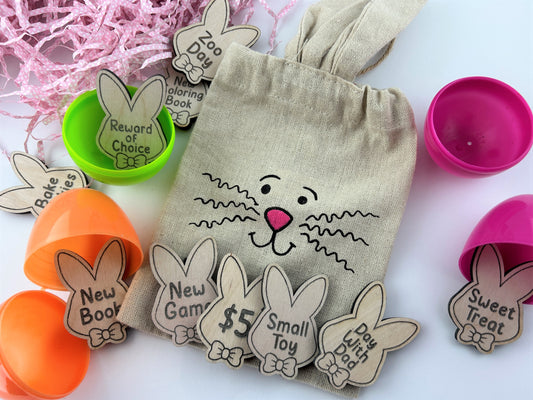 Bunny Boy Easter Egg Hunt Tokens