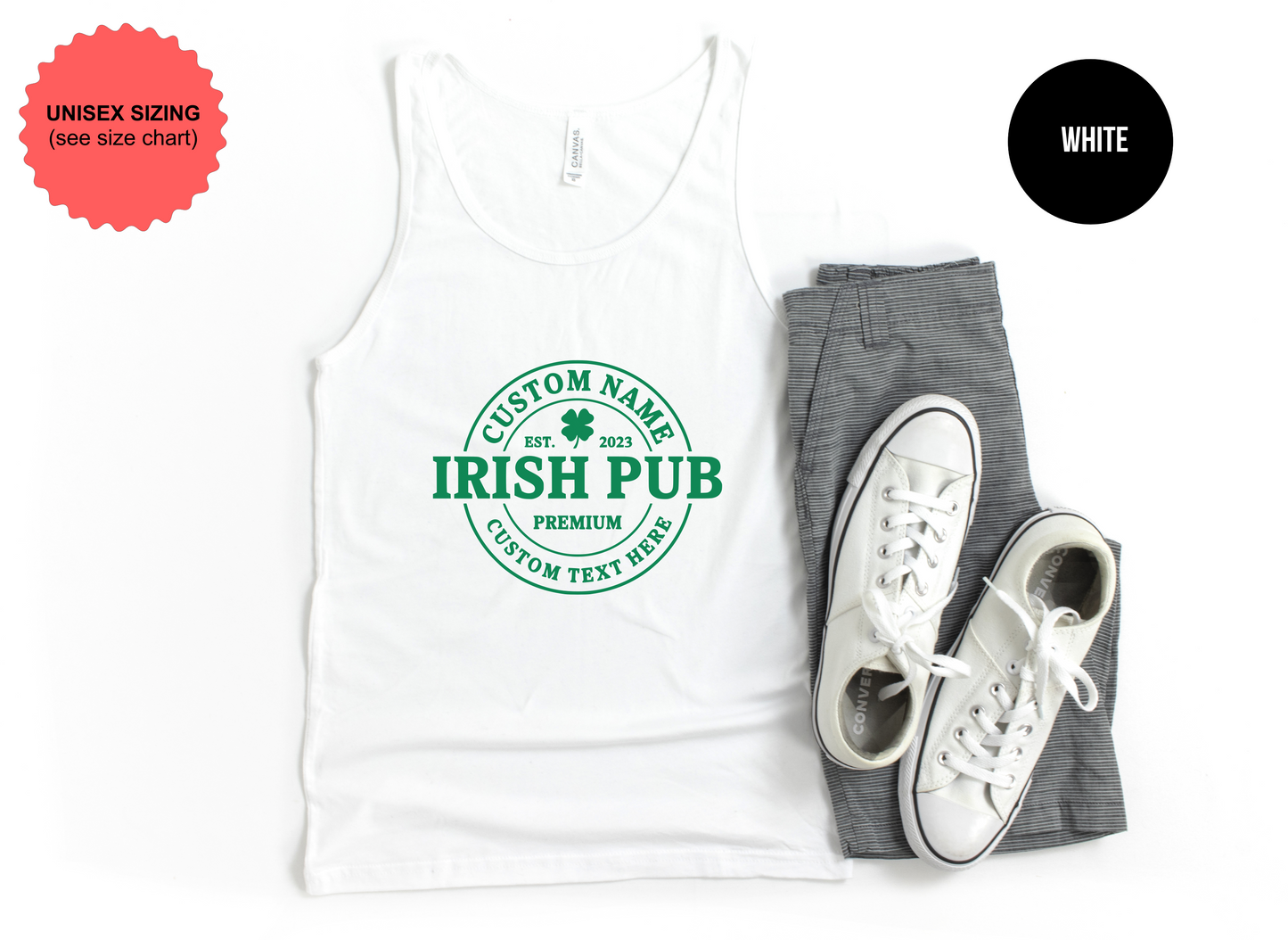 Custom Irish Pub Tank Top