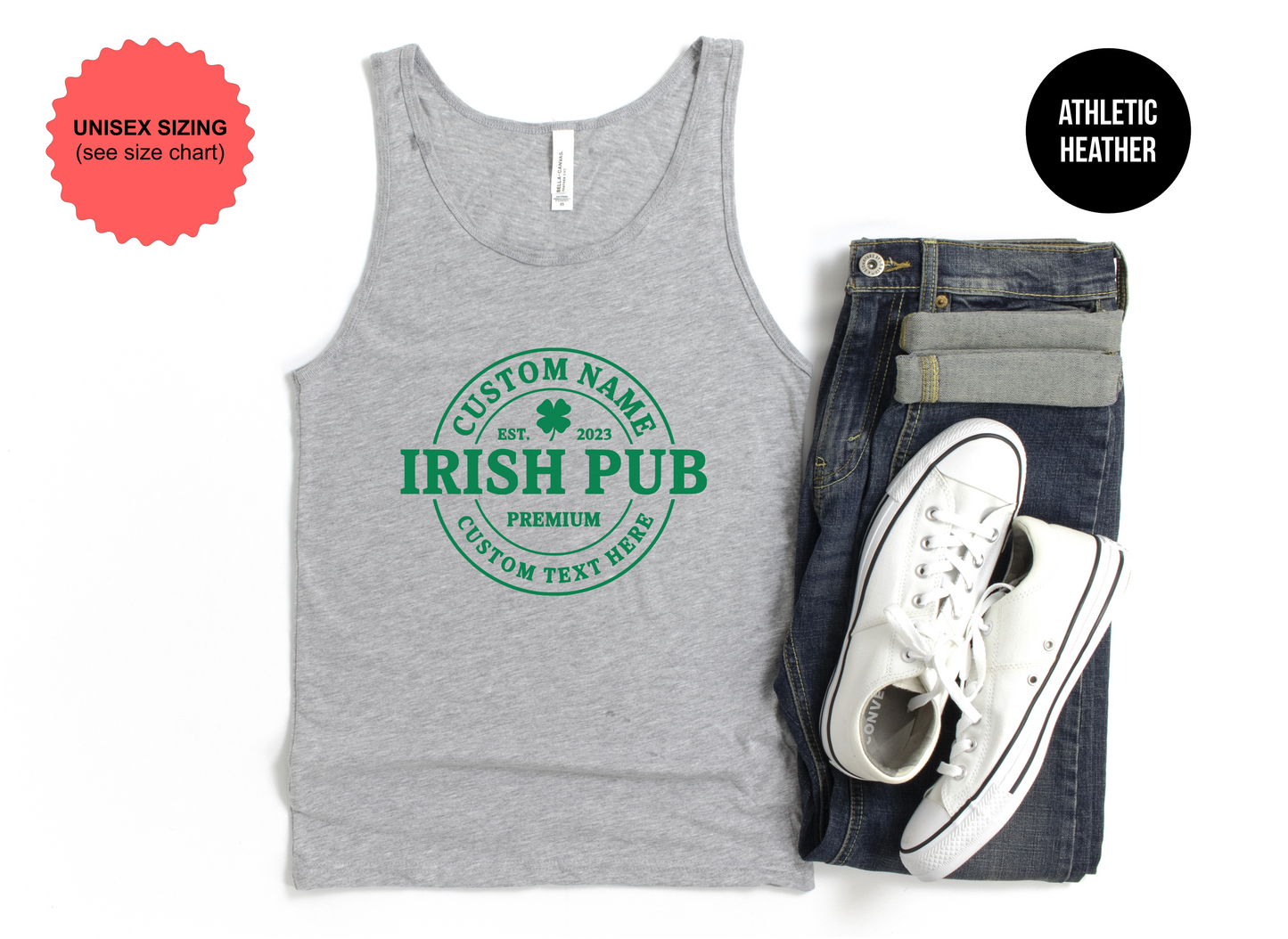 Custom Irish Pub Tank Top