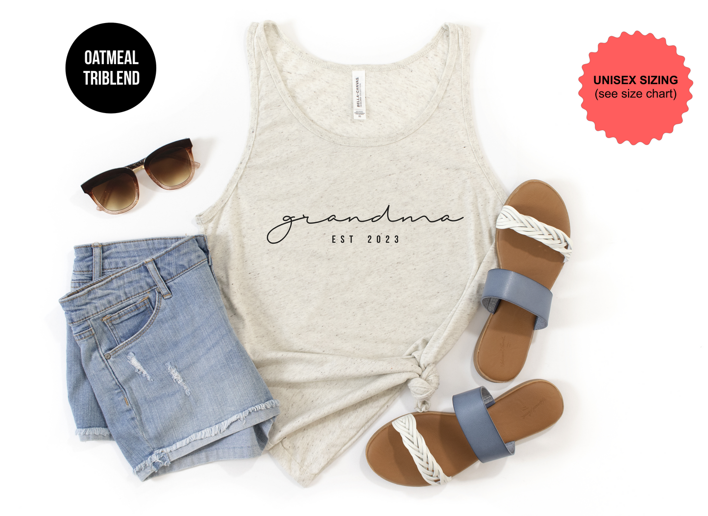 Grandma Est 2023 Tank Top