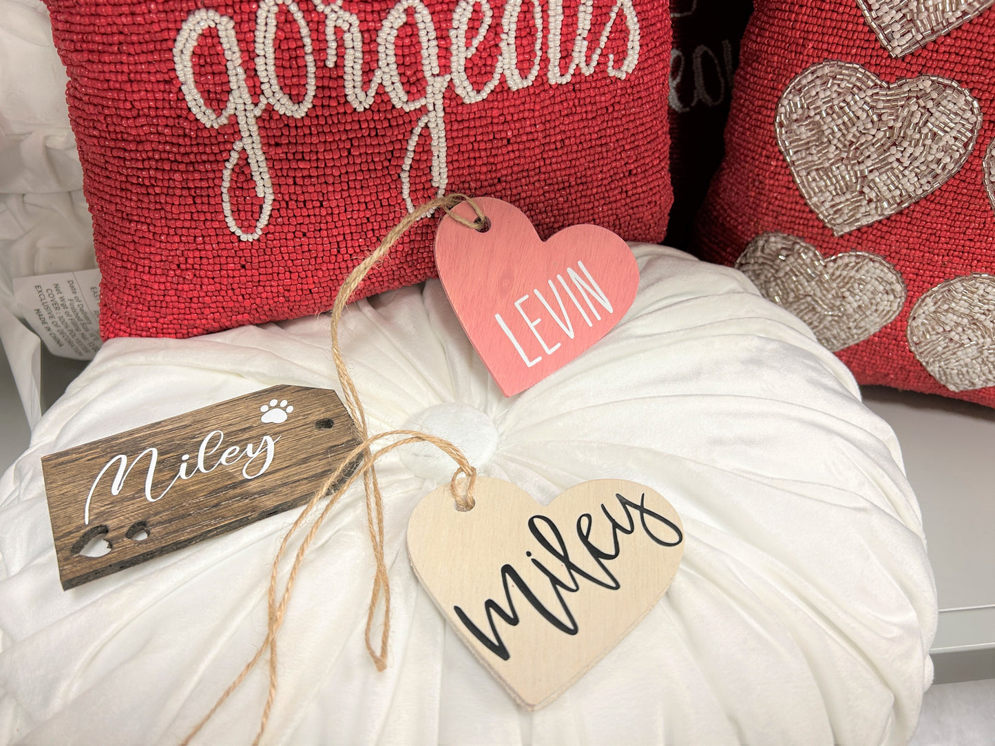Personalized Valentines Wooden Gift Tags