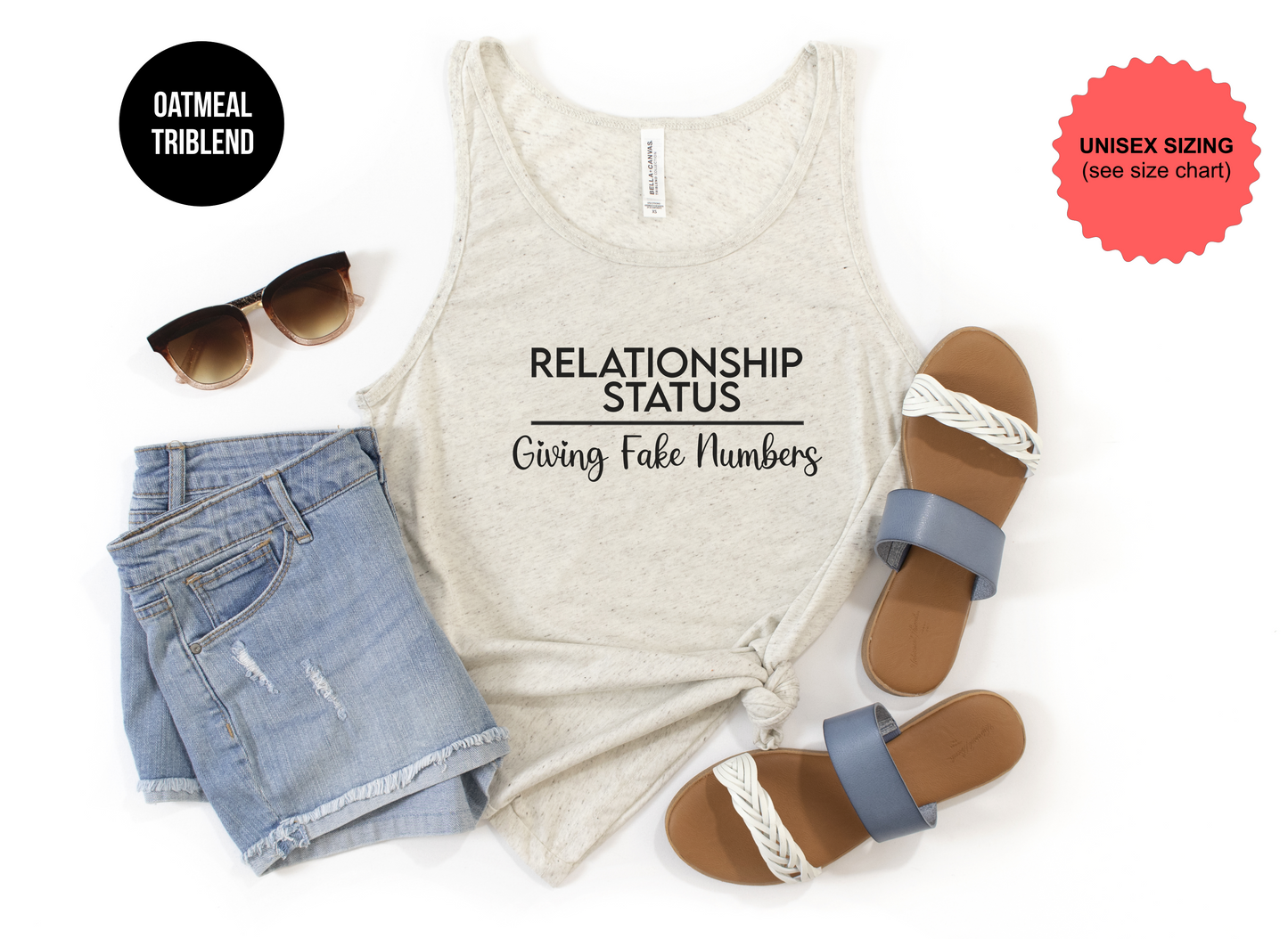 Relationship Status: Giving Fake Numbers Tank Top