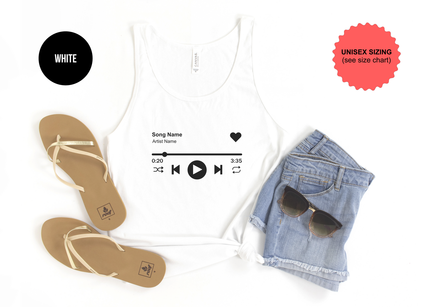 Custom Playlist Tank Top