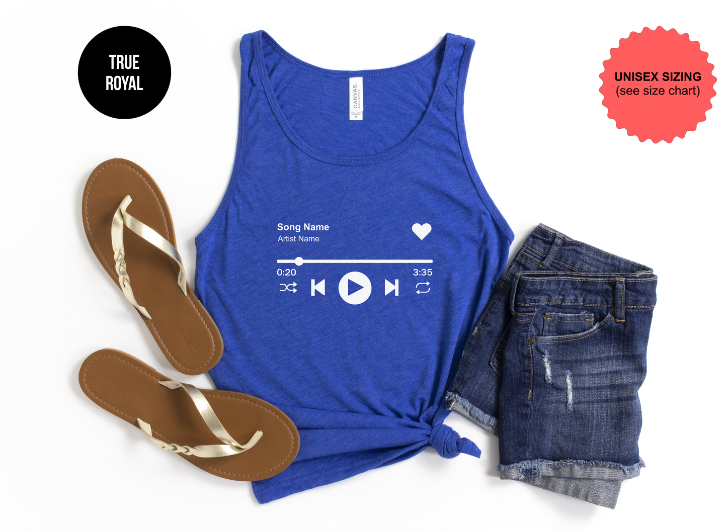 Custom Playlist Tank Top