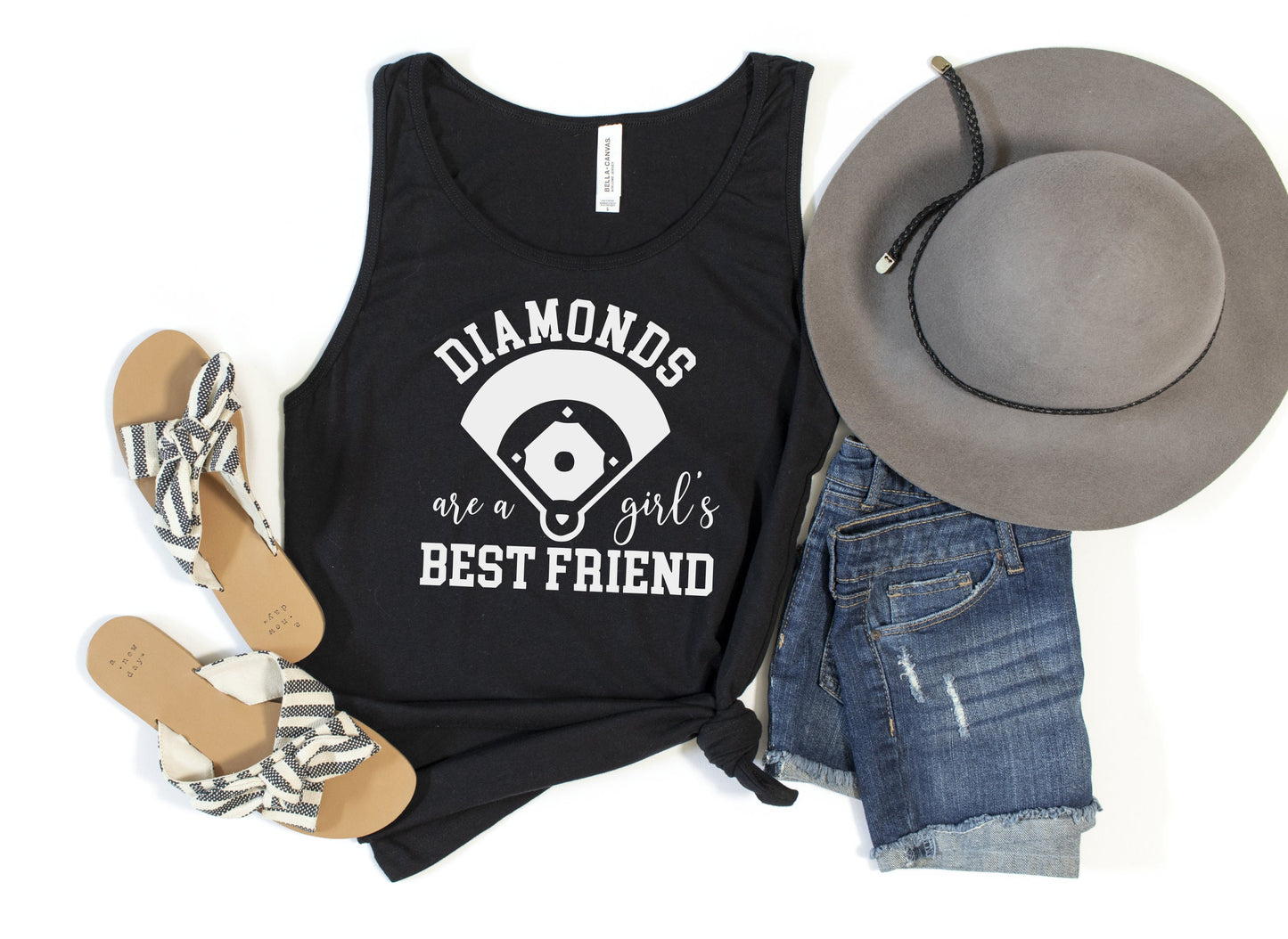 Diamonds are a Girls Best Friend Tank Top