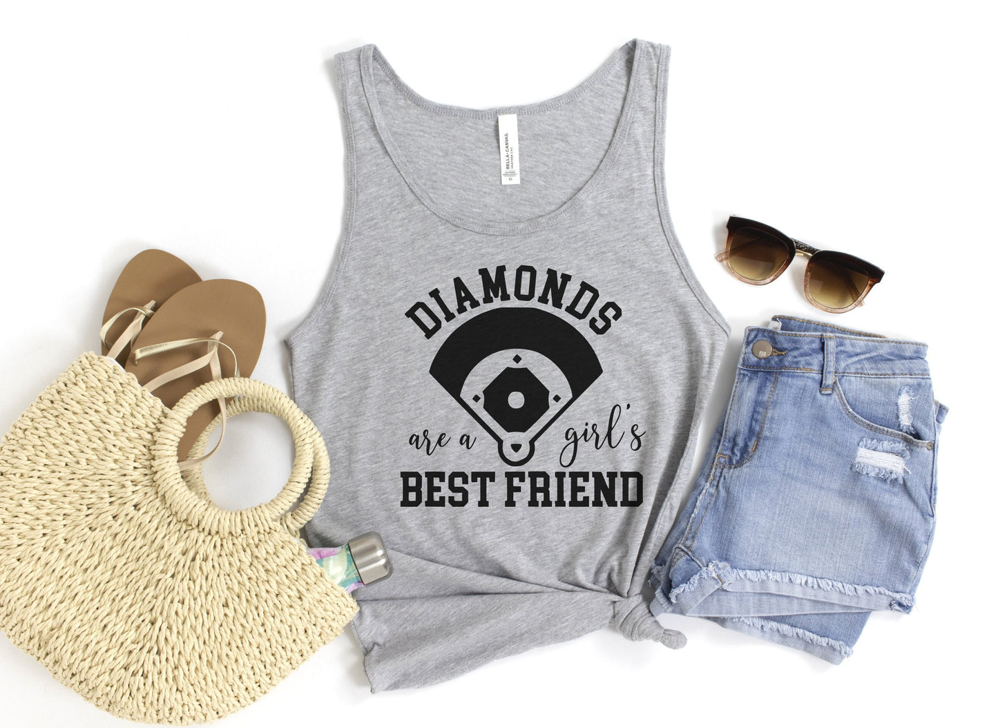 Diamonds are a Girls Best Friend Tank Top
