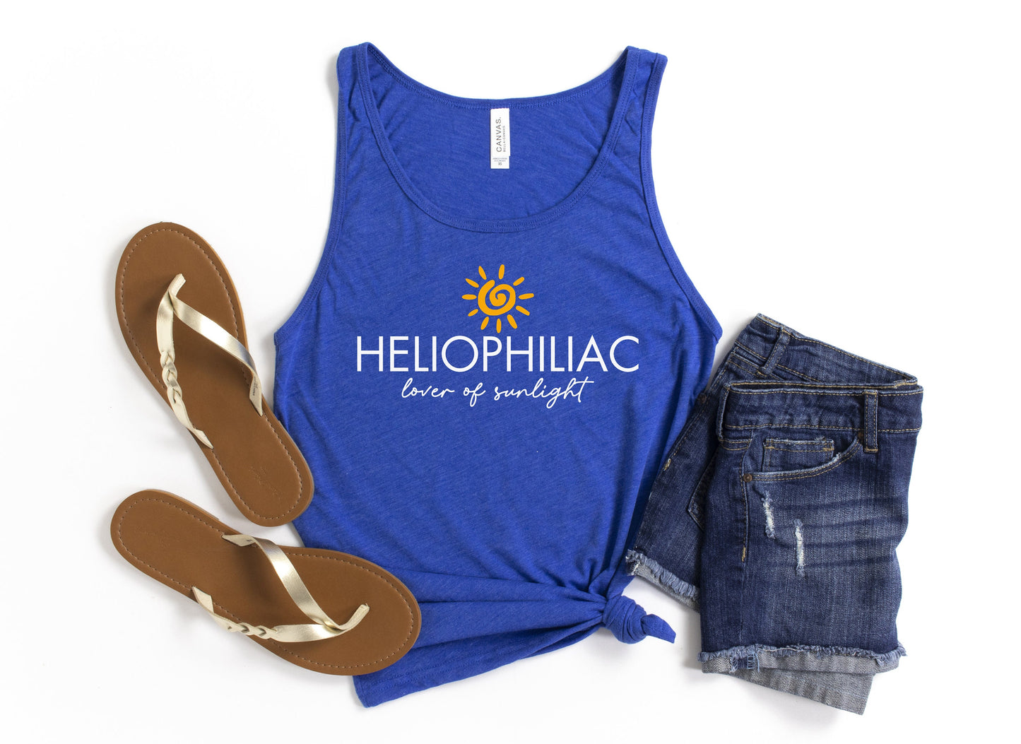 Heliophiliac: Lover of Sunlight Tank Top