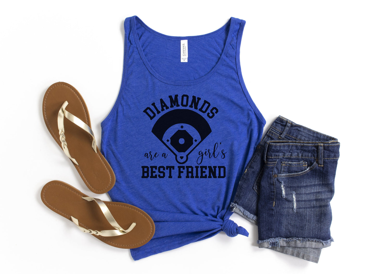 Diamonds are a Girls Best Friend Tank Top