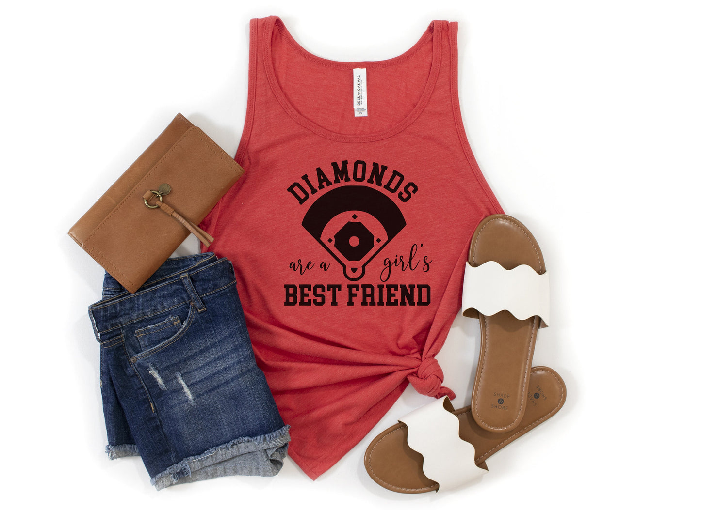 Diamonds are a Girls Best Friend Tank Top
