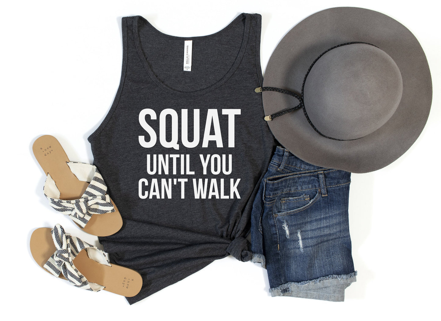 Squat Until You Can't Walk Tank Top