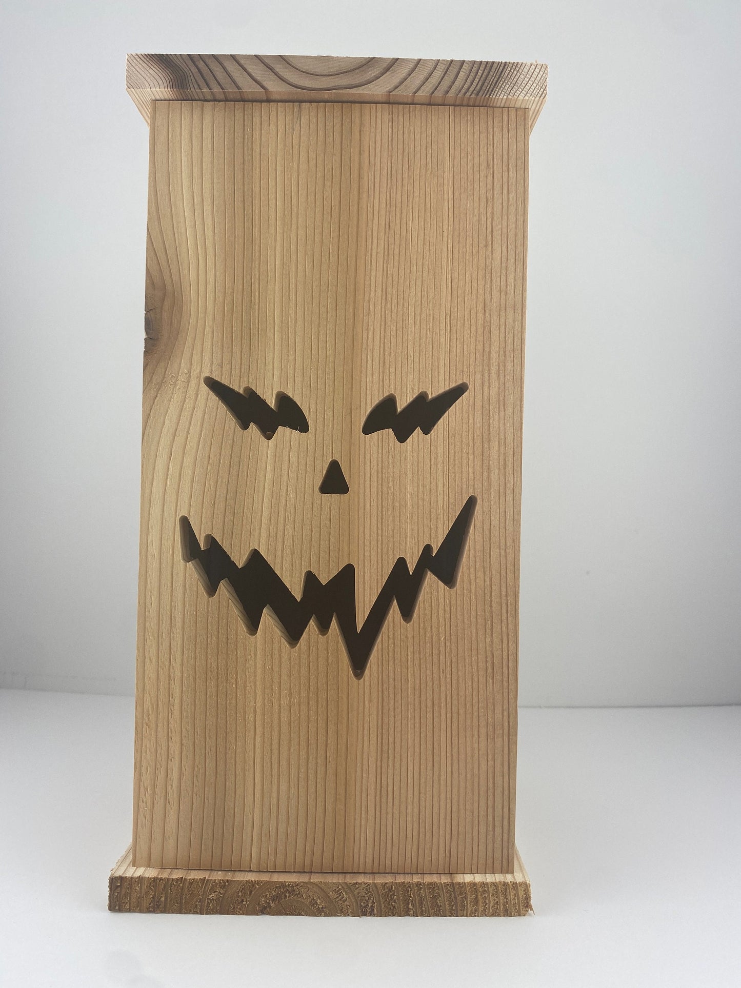 Cedar Halloween Lanterns with LED
