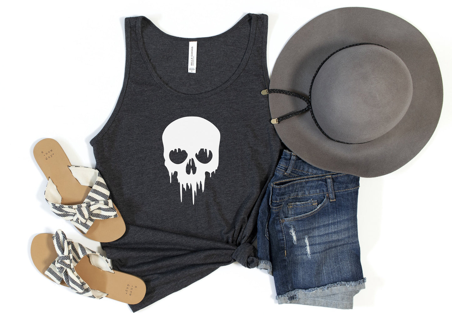 Melting Skull Tank Top