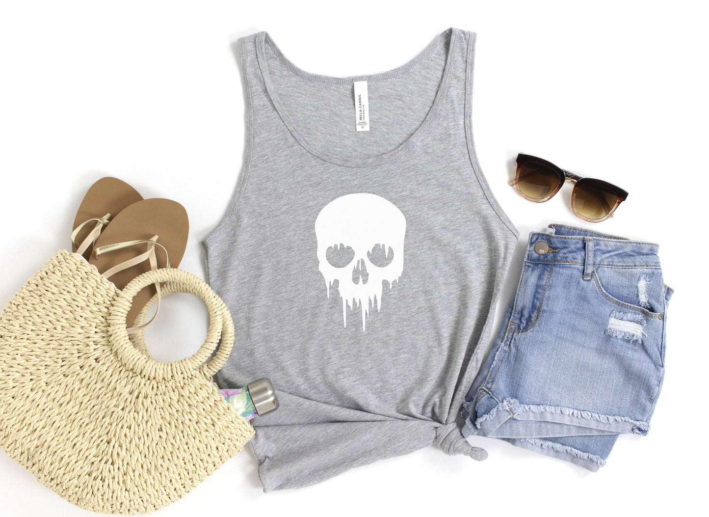 Melting Skull Tank Top