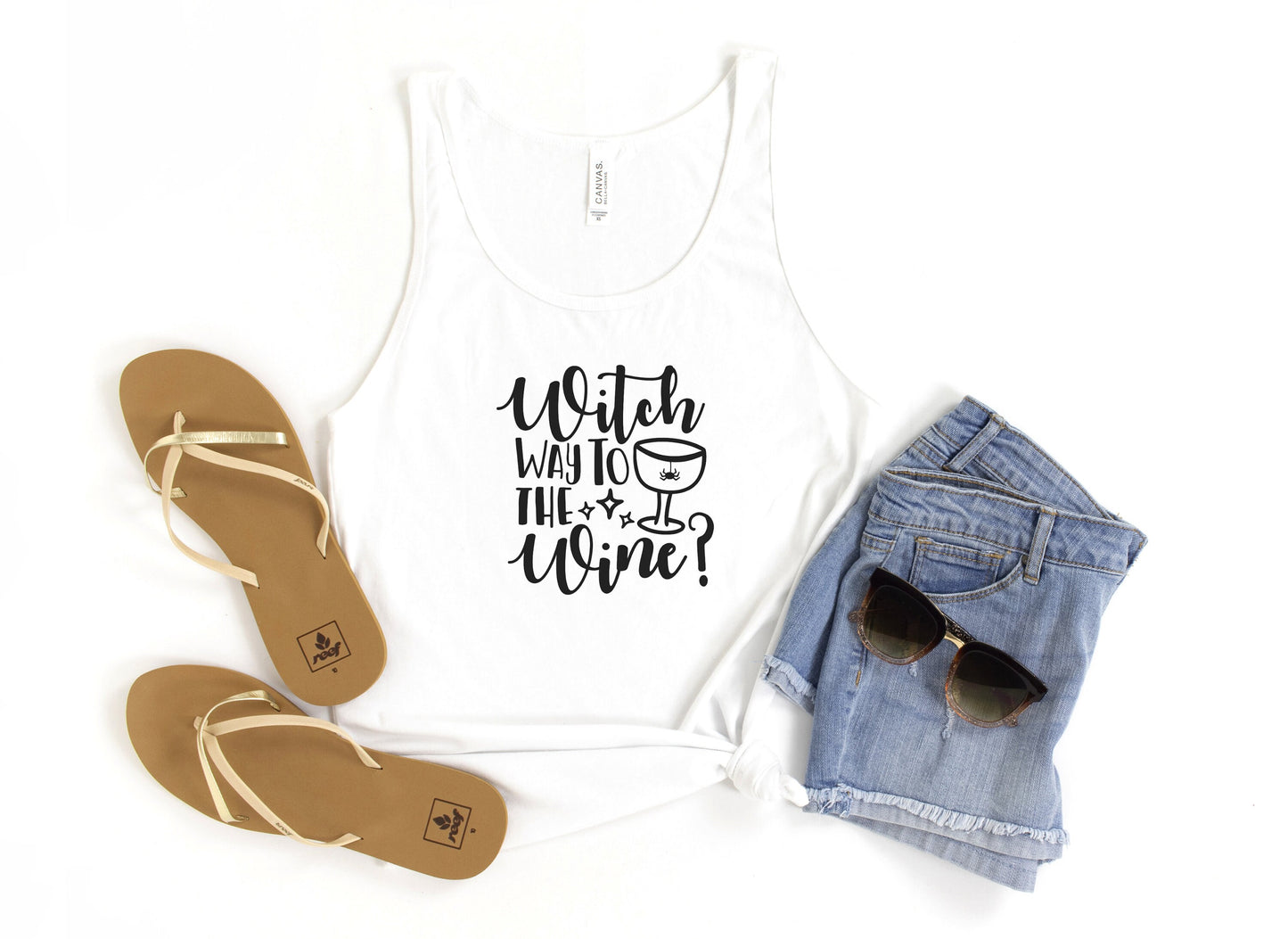 Witch Way to the Wine Tank Top