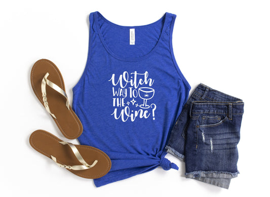 Witch Way to the Wine Tank Top