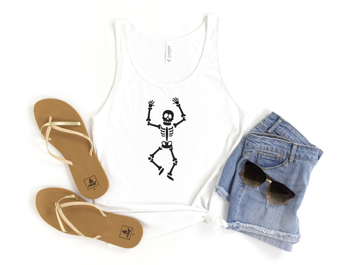 Dancing Skeleton Tank Top