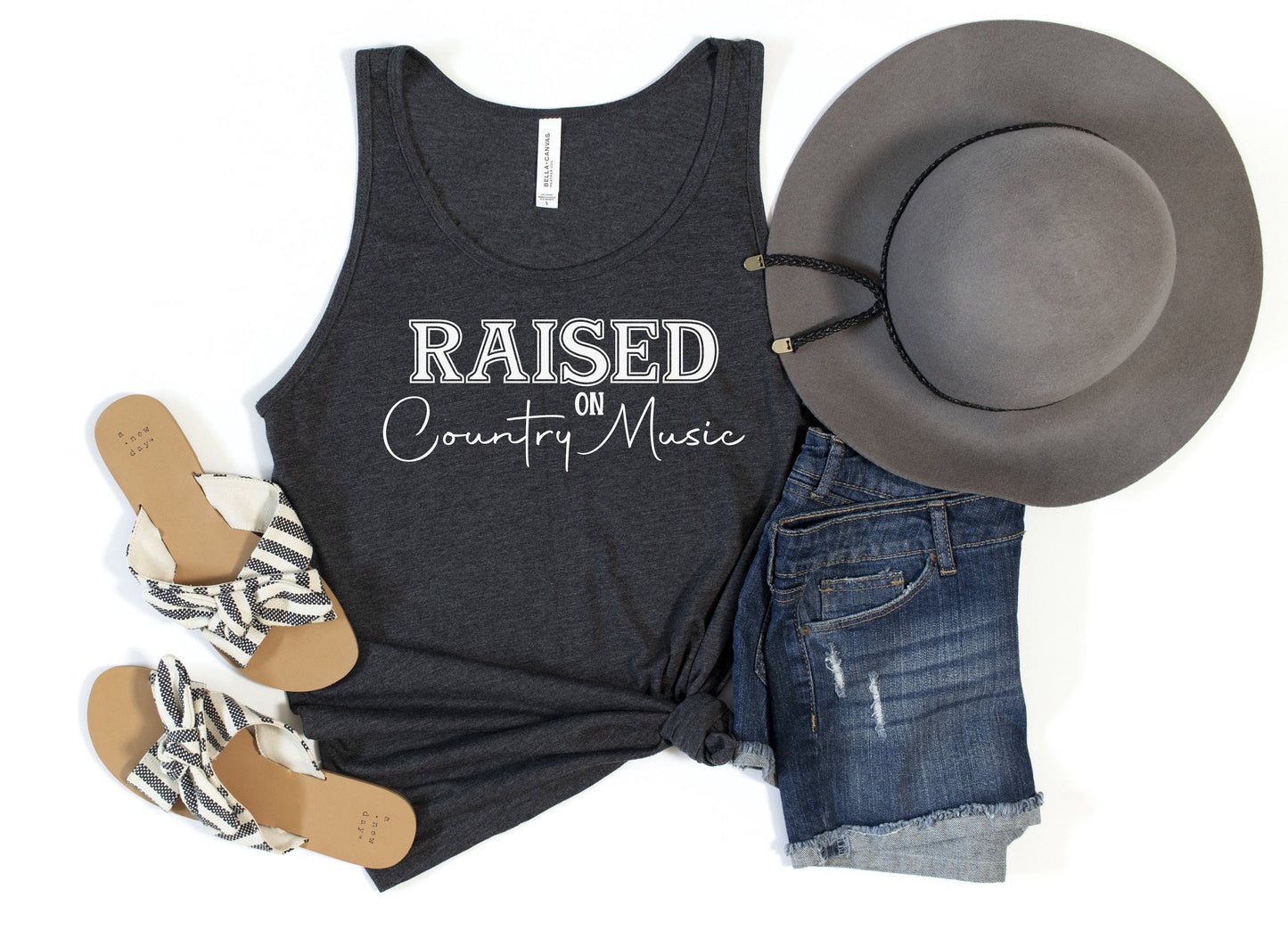 Raised On Country Music Tank Top
