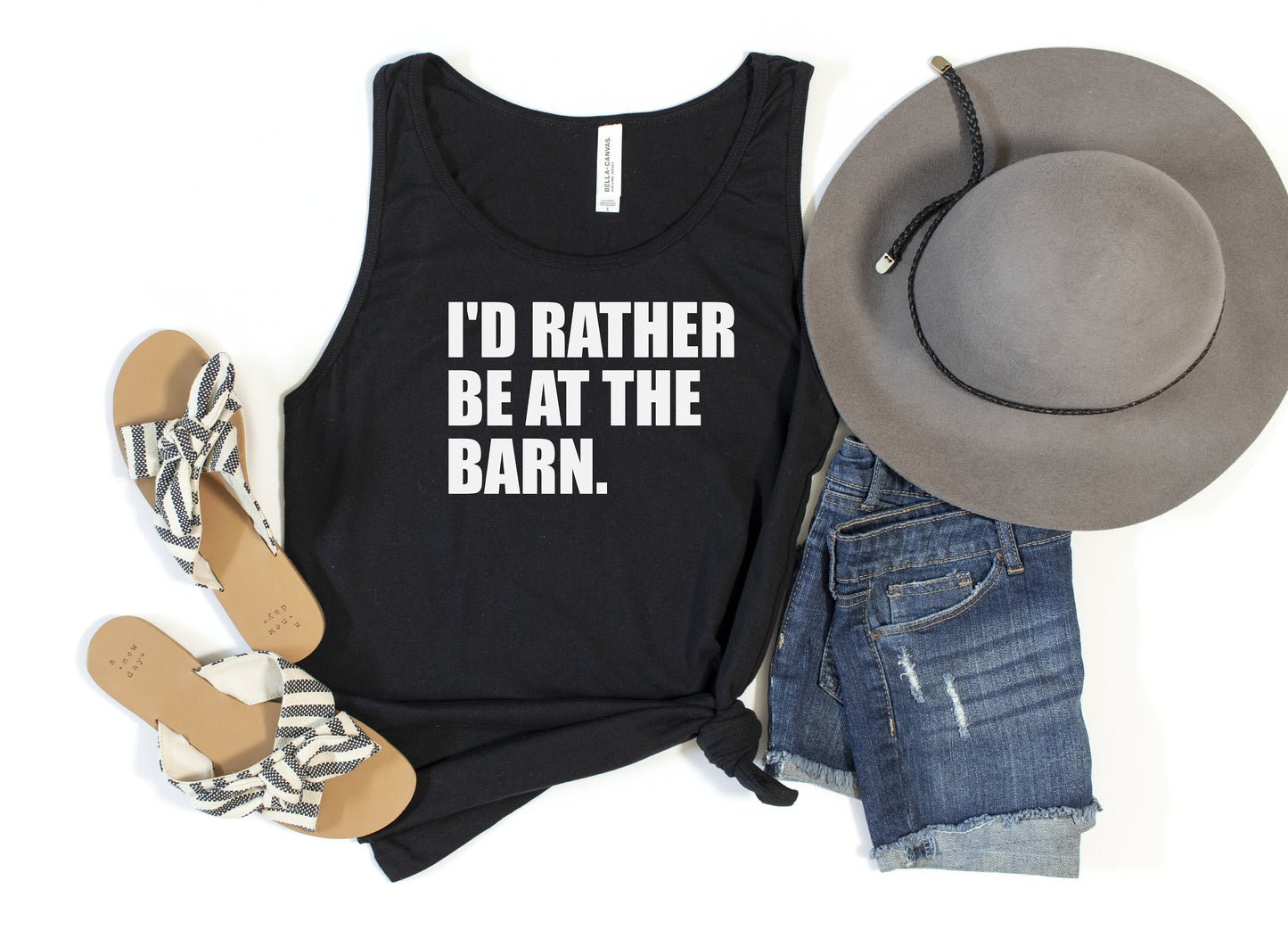 I'd Rather Be At The Barn Tank Top