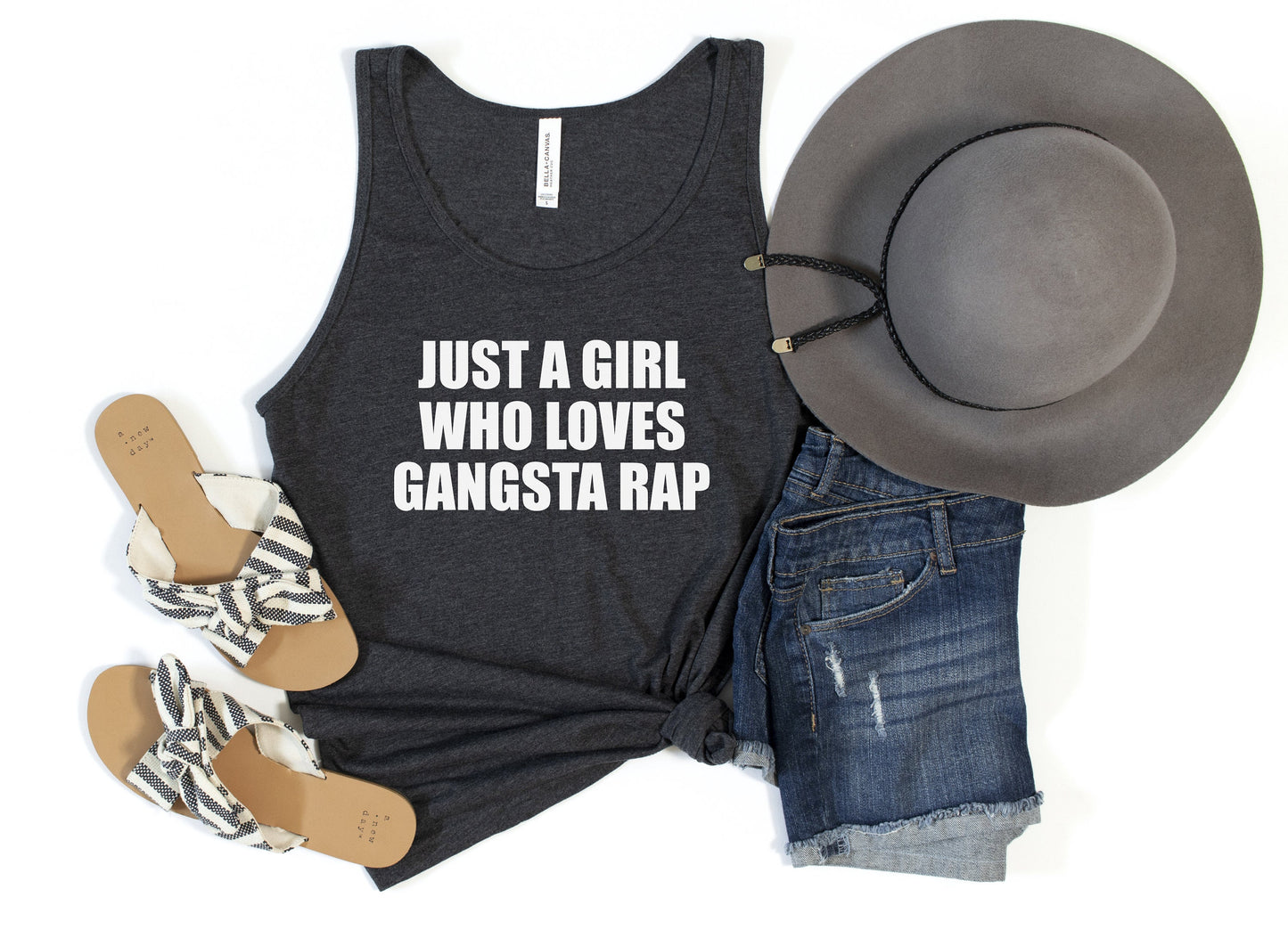 Just a Girl Who Loves Gangsta Rap Tank Top