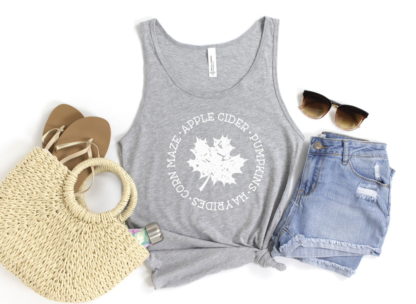 Apple Cider, Pumpkins, Hayrides, Corn Maze Tank Top