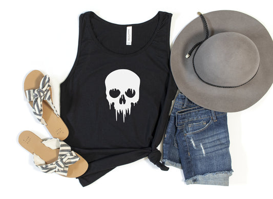 Melting Skull Tank Top