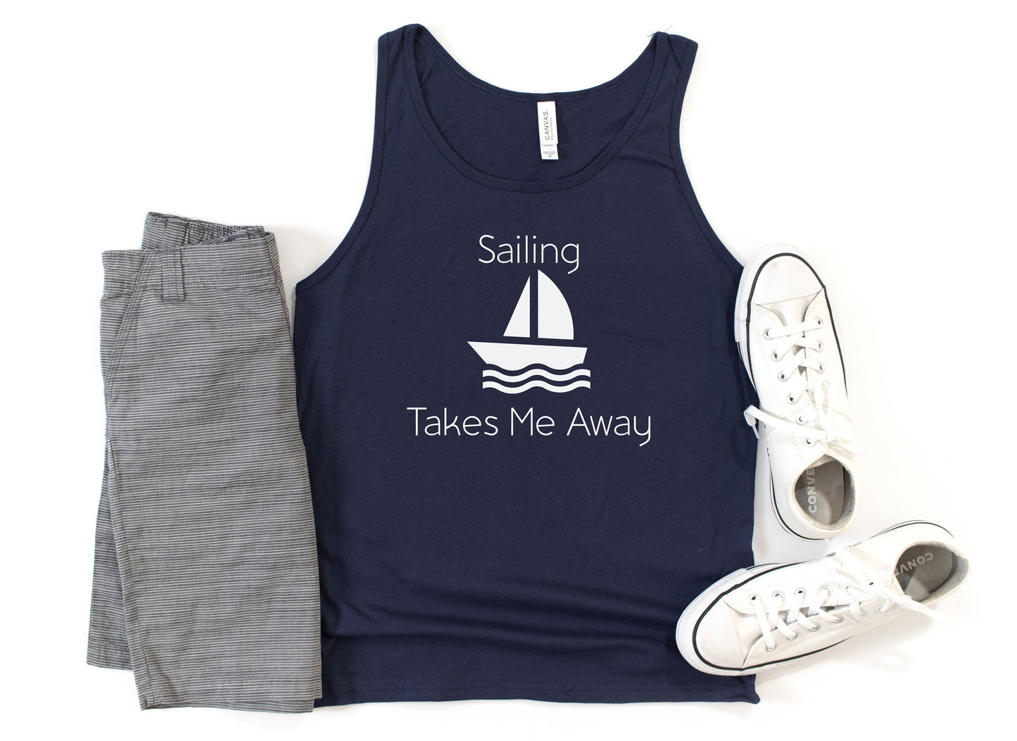 Sailing Takes Me Away Tank Top