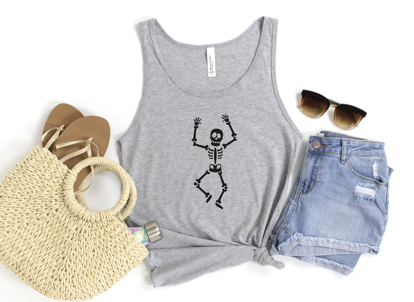Dancing Skeleton Tank Top