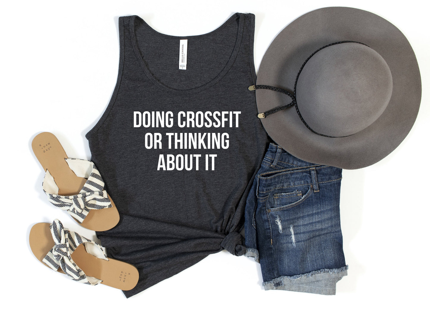 Doing Crossfit or Thinking About It Tank Top