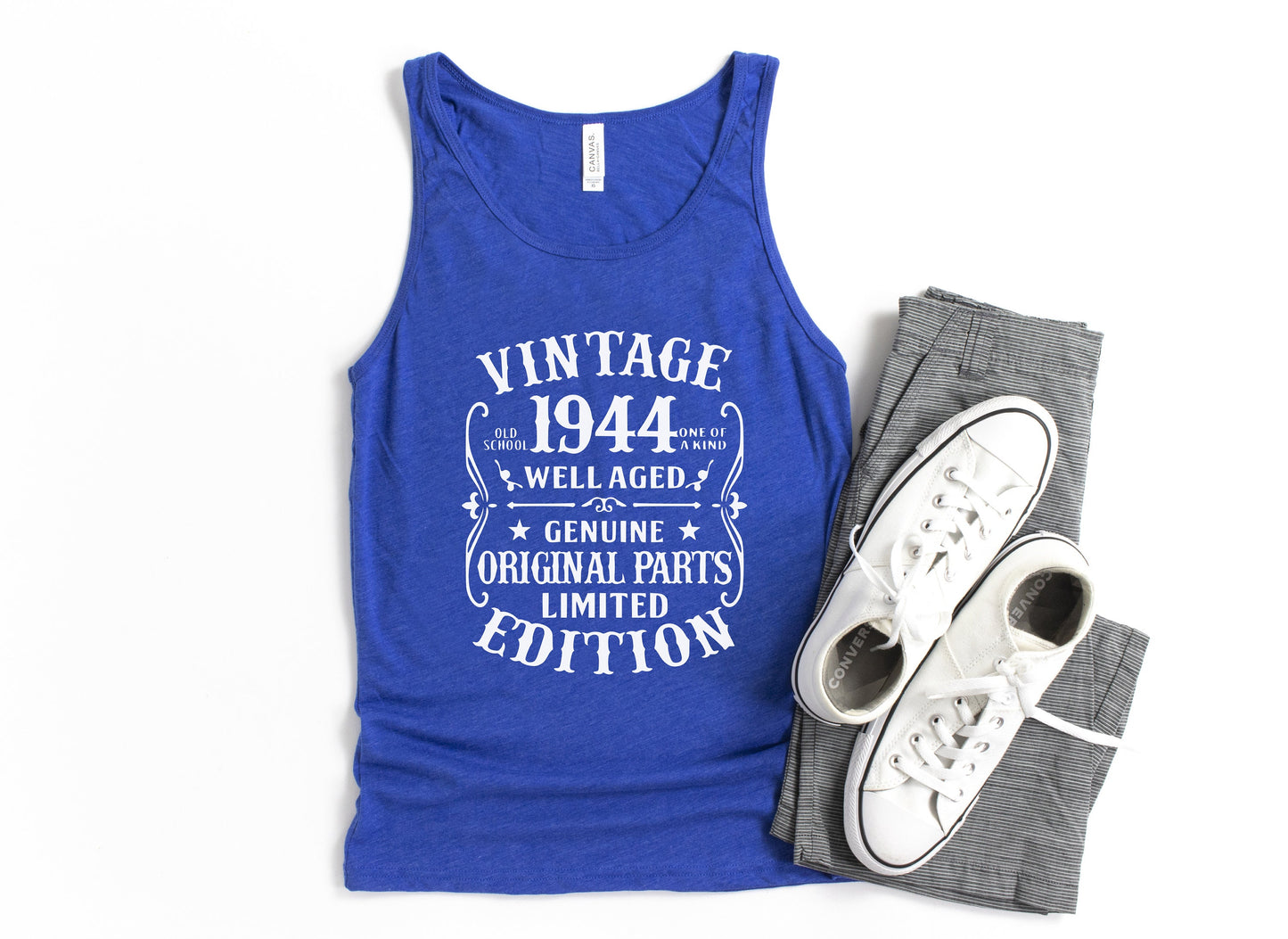Whiskey Themed Custom Birth Year Tank Top