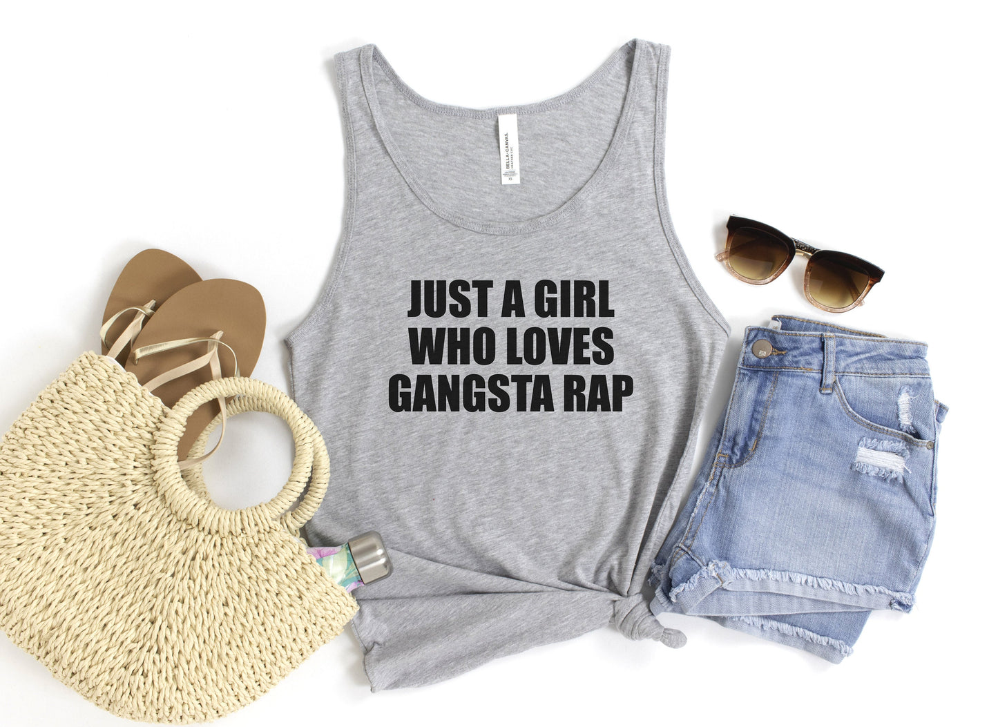 Just a Girl Who Loves Gangsta Rap Tank Top