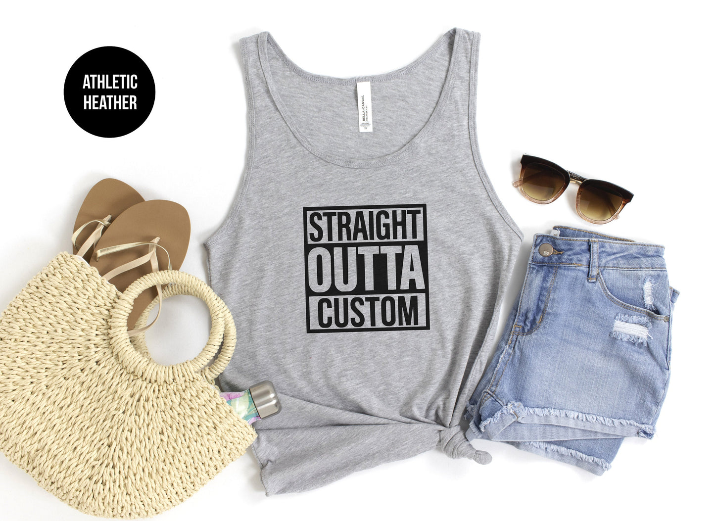 Straight Outta "Custom" Tank Top