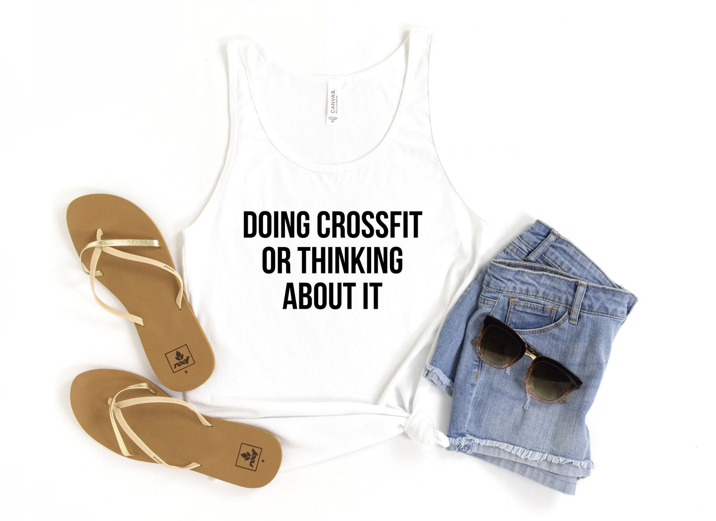 Doing Crossfit or Thinking About It Tank Top