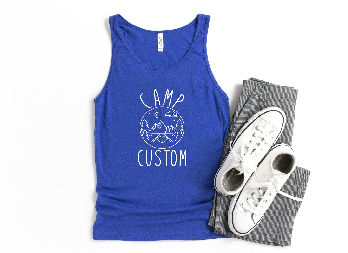 Camp "Custom Text" Tank Top