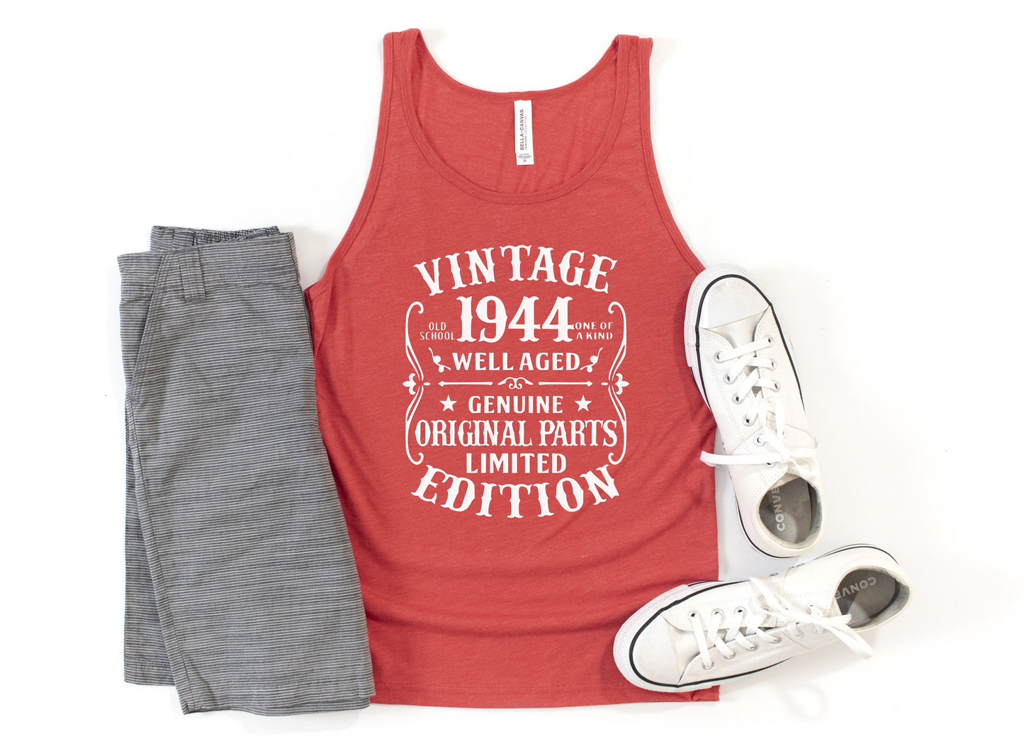 Whiskey Themed Custom Birth Year Tank Top
