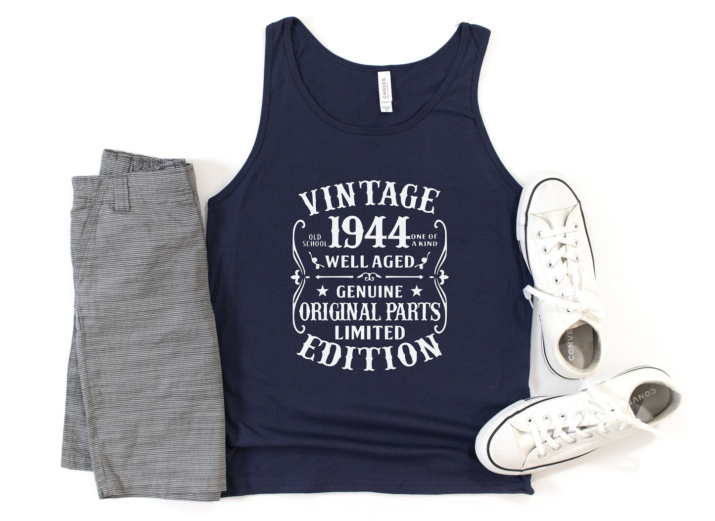 Whiskey Themed Custom Birth Year Tank Top