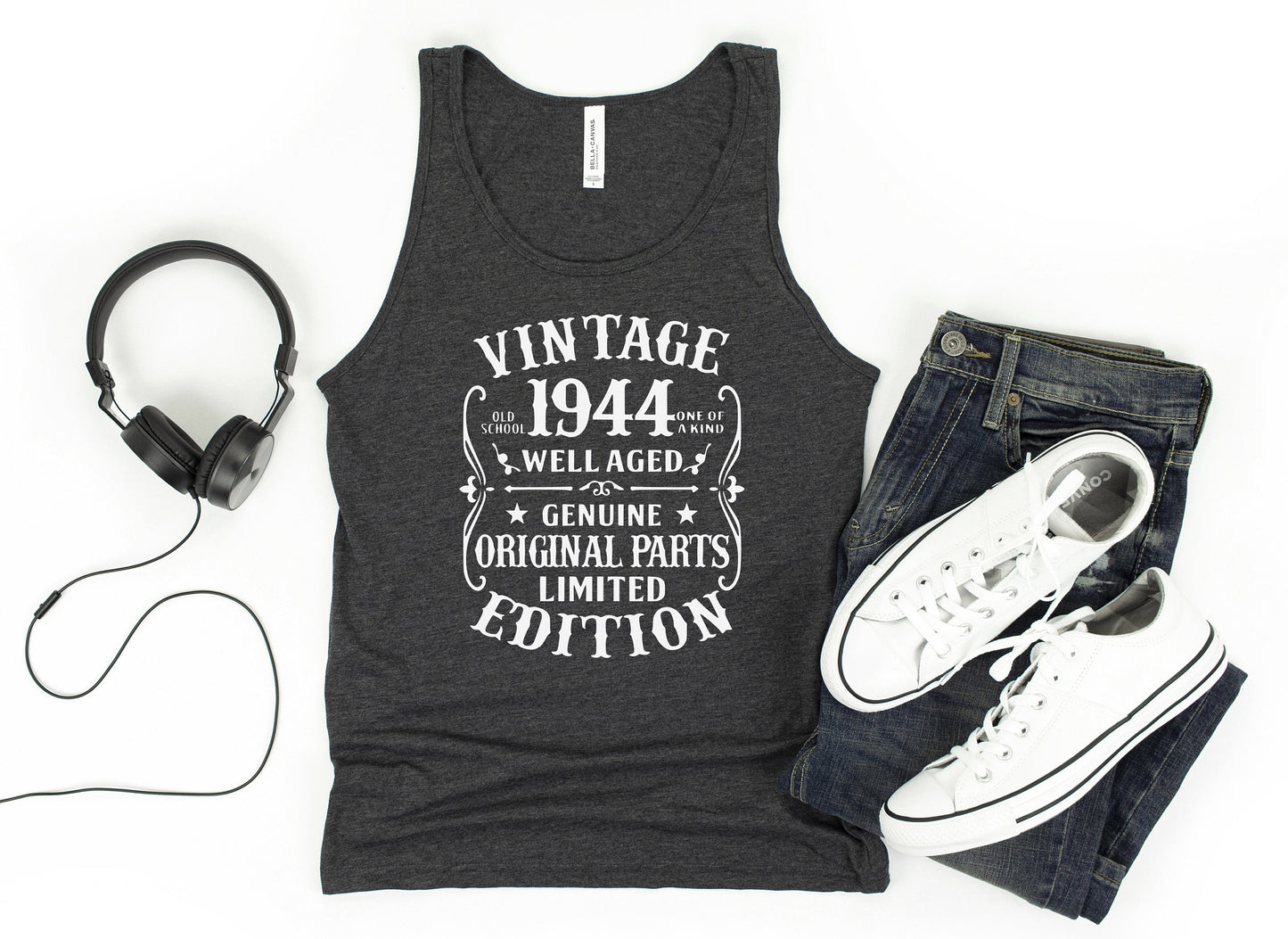 Whiskey Themed Custom Birth Year Tank Top