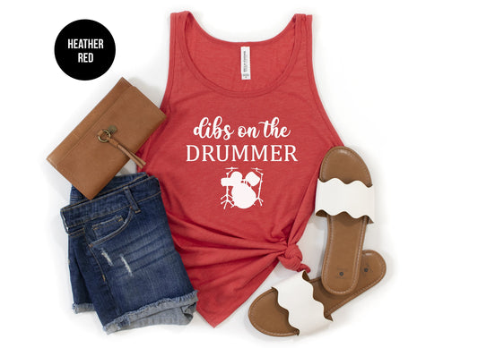 Dibs On The Drummer Tank Top