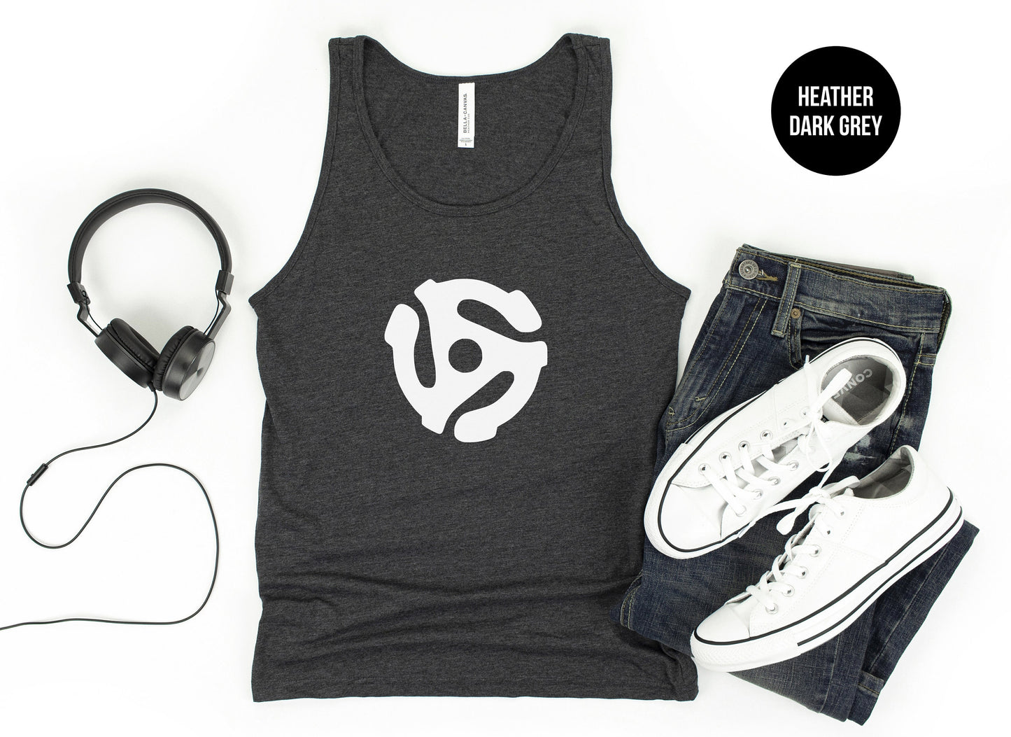 45 Vinyl Record Tank Top